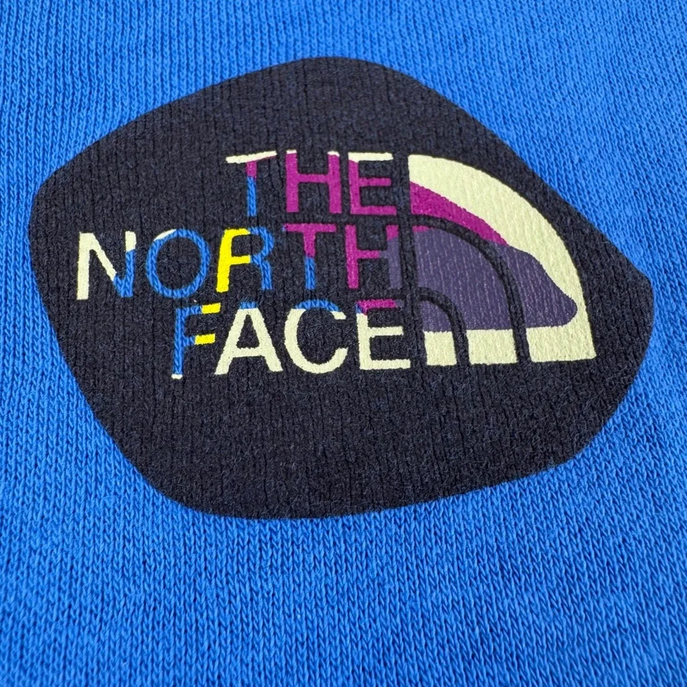 The North Face Hoodie Mens XL Blue Walls Are Meant For Climbing Graphic Pullover